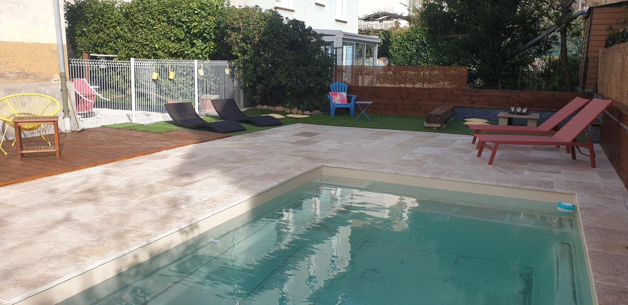 Charmant T3 Avec Piscine Digne-les-Bains Exterior foto