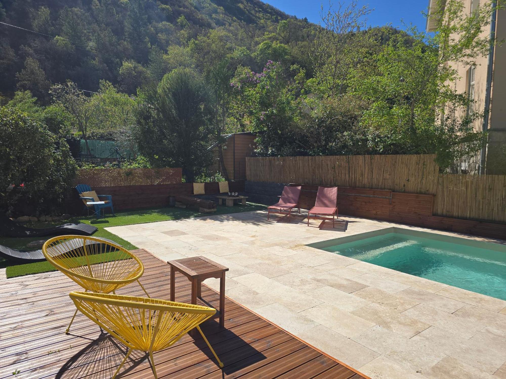 Charmant T3 Avec Piscine Digne-les-Bains Exterior foto